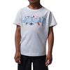Cotton Printed Round Neck Drop Shoulder T-Shirt Kids Tops IW2135-100