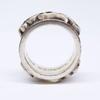 CHROME HEARTS 2000 925 Double Narrow Vine Band Ring Ring SilverUsed