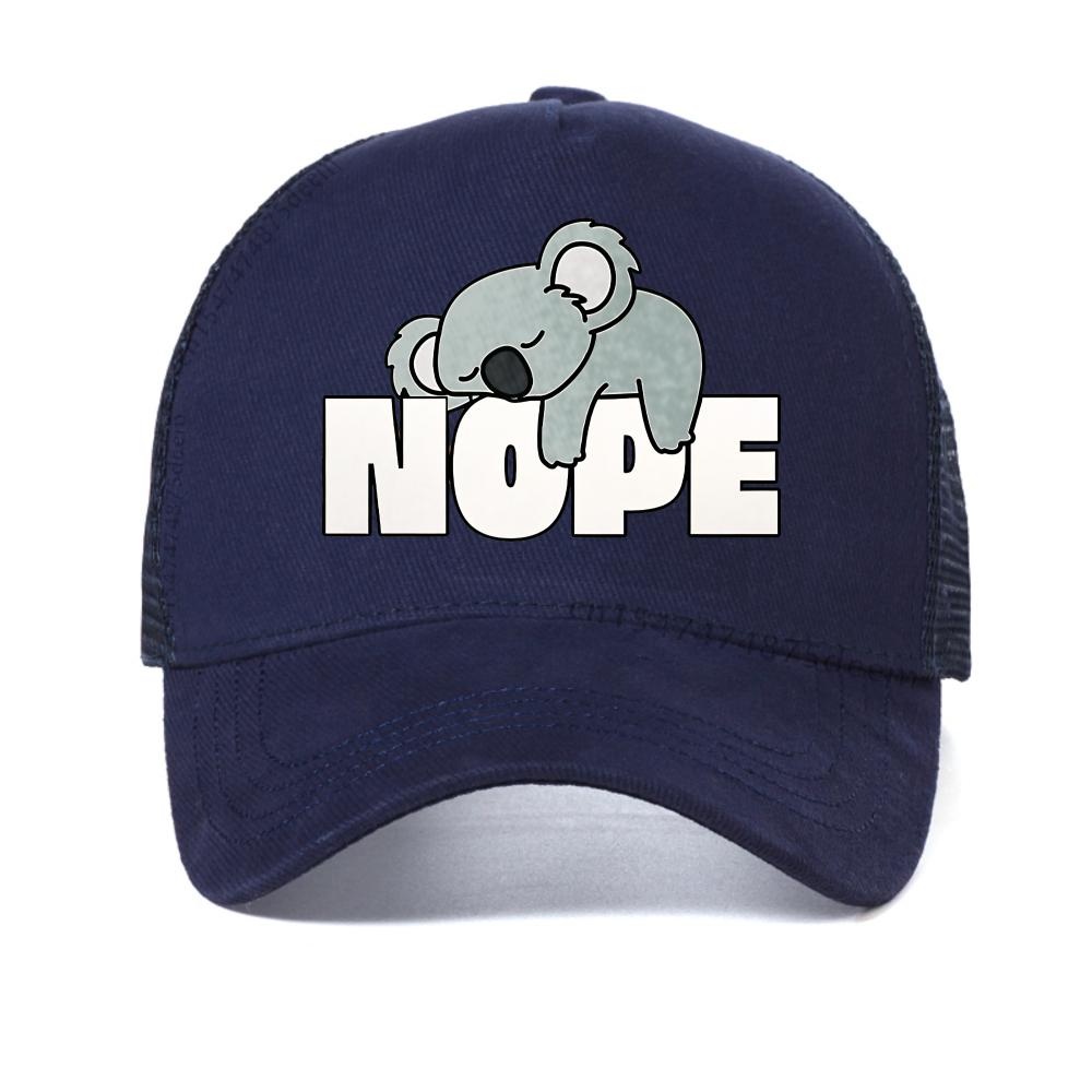 Nope Sorry I WonT Get Up print baseball cap Women Unisex Adjustable Adult Dad Hat Summer Sun Hats fashion mesh Snapback Caps