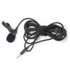 Wired Lavalier Microphone Clip On Lapel Lav Mic Mini Portable NoiseReducing for Broadcasting