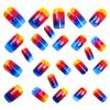 Spring Blue Gradient Nail Stickers Nail Decoration Wearable Nail Art Sticker