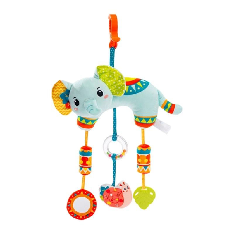 

Interactive Baby Pushchair Rattle Toy Featuring Safe Plush For Infant Entertainment And Early Learning