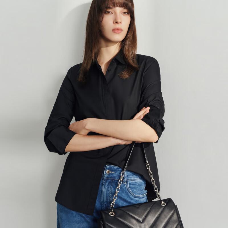 G2000 Women s Detachable Bow Doll Collar Long Sleeve Shirt 34