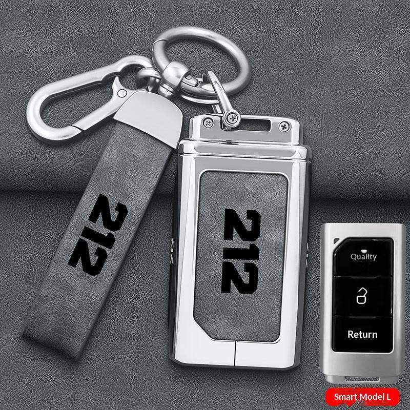 Für Baic Baw Beijing 212 T01 Zinklegierung Leder Anti-Drop Anti-Kratzer Schlüsselanhänger Hülle Schlüsselanhänger Anti-Kratzer Auto Zubehör