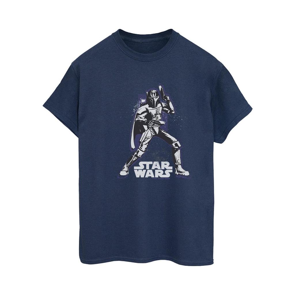 Star Wars Womens/Ladies Darth Vader Pose Cotton Boyfriend T-Shirt