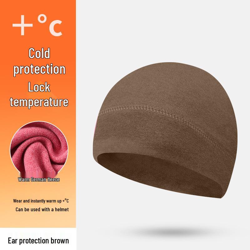 Fleece-Lined Windproof Cycling Hat with Ear Protection
