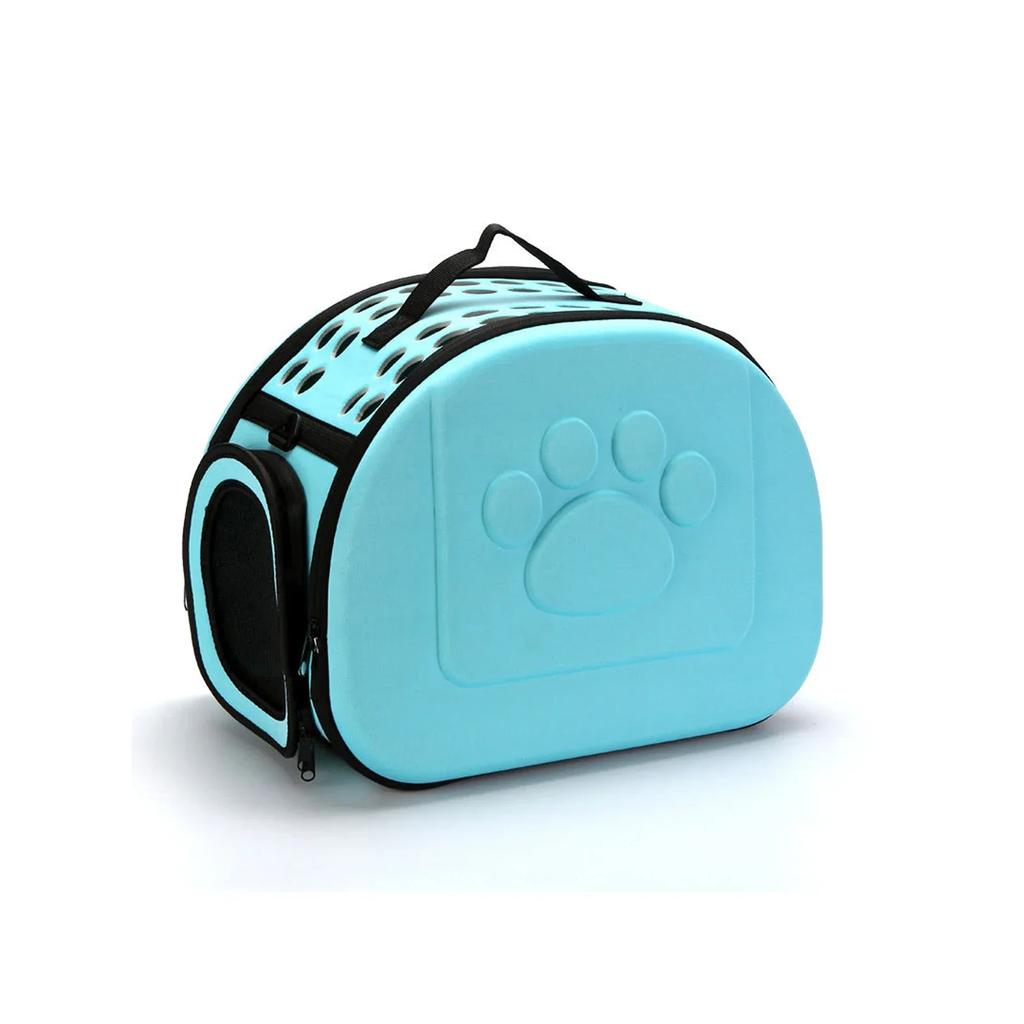 Cat Carrier Collapsible Breathable Large Capacity Portable Pet Carrying Bag With Shoulder Hand Strap For Travel Car No Pattern