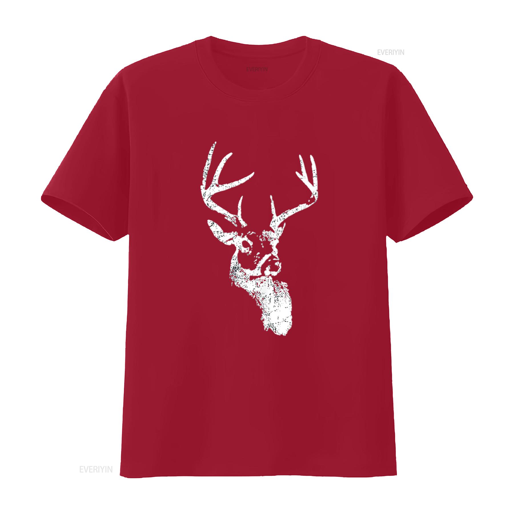 Whitetail Buck Deer Hunting USA Camouflage American Flag T Shirt vintage Washed Breathable graphic Stylish S