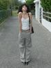 KIJUN Polka Dot Layered Tank Top Off-White