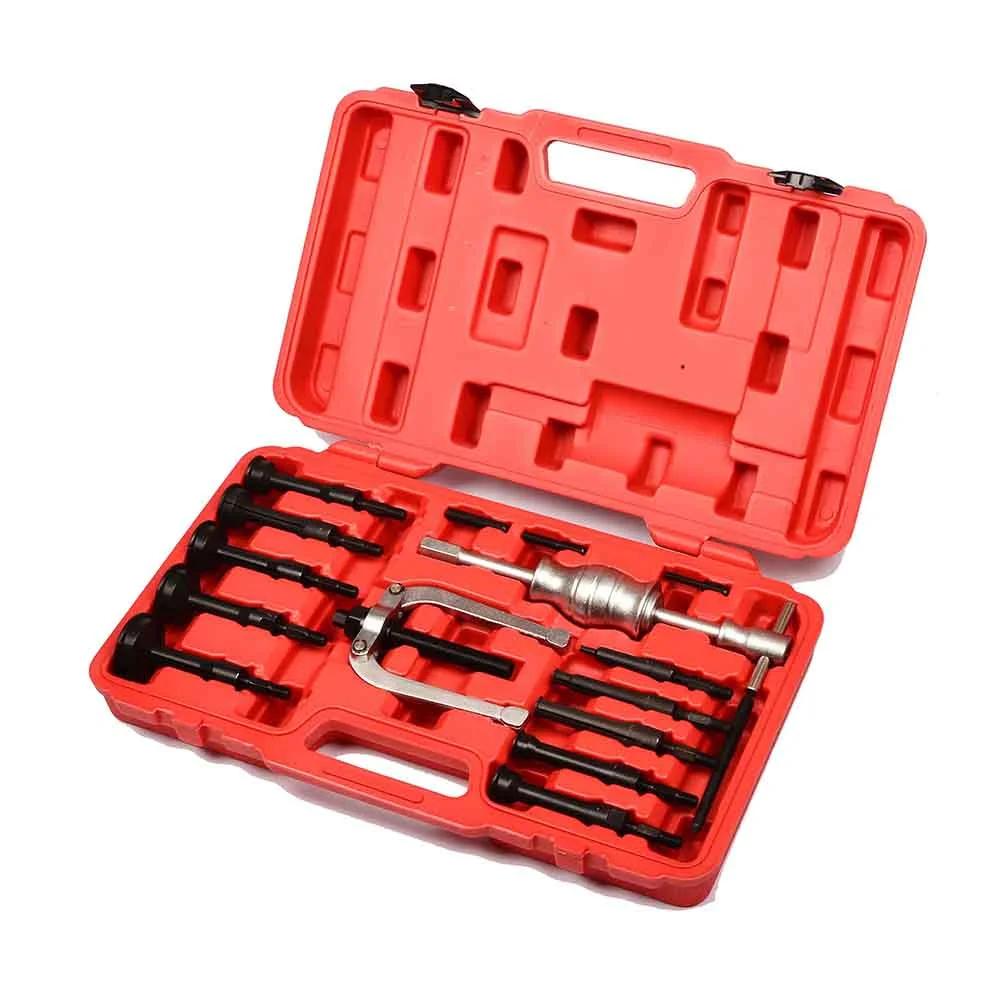 16pcs Steel Blind Hole Bearing Puller Set Slide Hammer Tool Kit Universal Fit DNT Brand