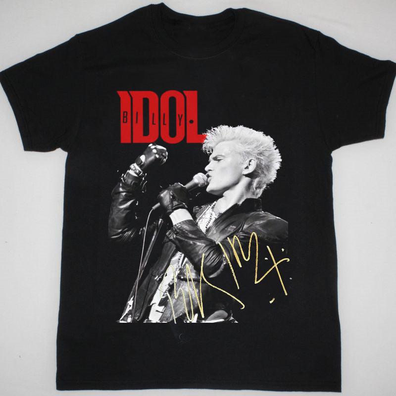 BILLY IDOL et SignatureTour Cadeau Pour Fan Taille Réelle S-5XL T-shirt