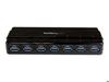 HUB - STARTECH.COM - ST7300USB3B - USB 3.0 Hub / Konsentrator med strømforsyning - 7 porter