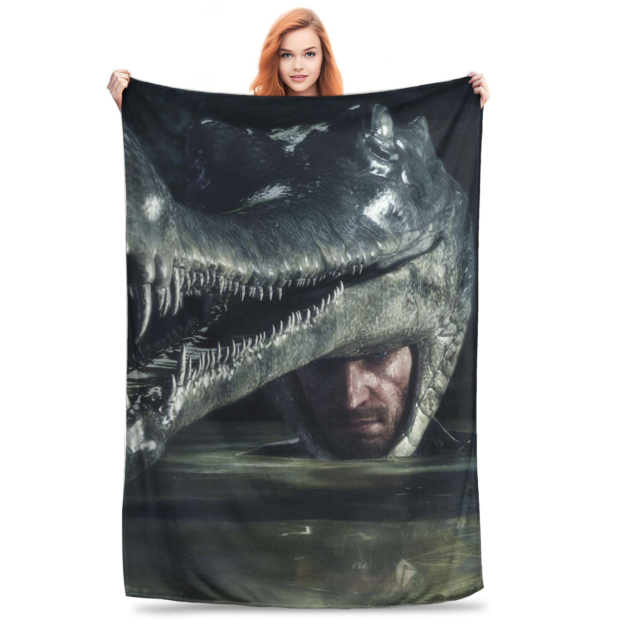 

Flannel Throw Blanket MGS1 Solid Snake Game Metal Gear Warm Plush Blankets Soft Bedding for Bed Living room Home Travel Sofa 80x120cm