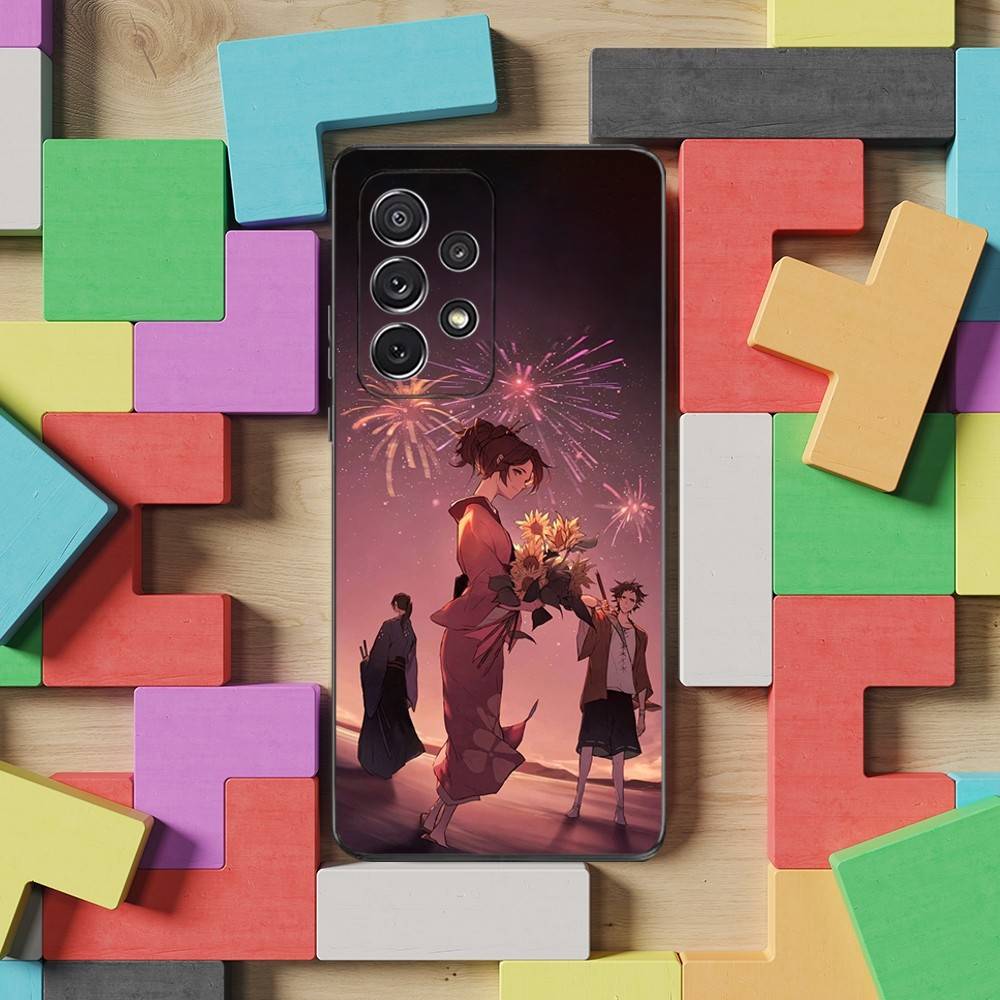 Anime S-Samurai C-Champloo Phone Case For Samsung S25,S24,S23,S22,S21,S20,S10,Ultra,Plus,Lite,FE,Soft Silicone Black Cover