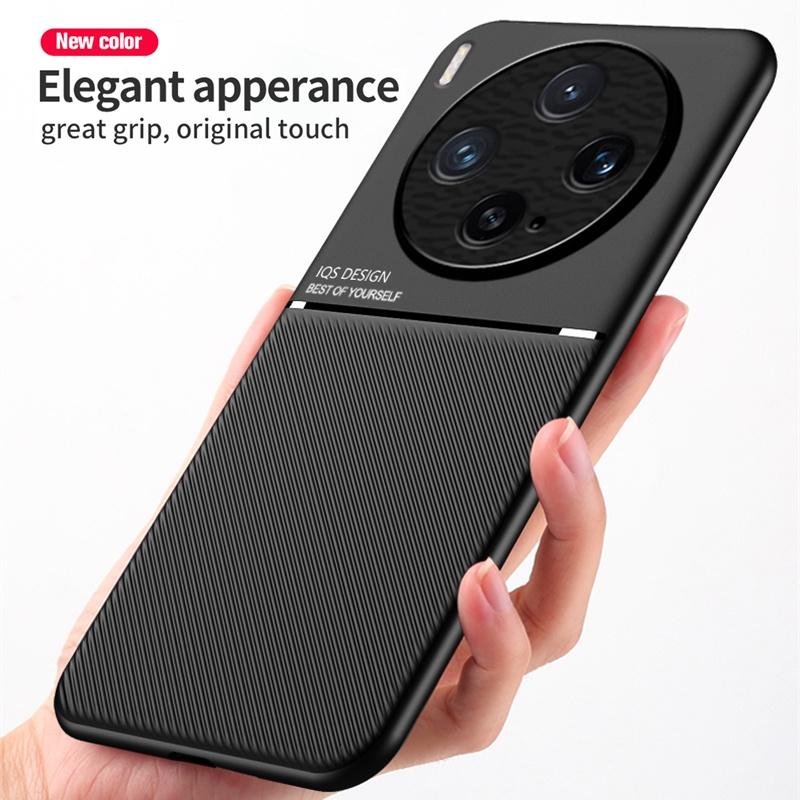 Rugged Non-Slip Case for Vivo X300 Pro Protective Cover Magnetic Suction Holder Coque Fundas Capa