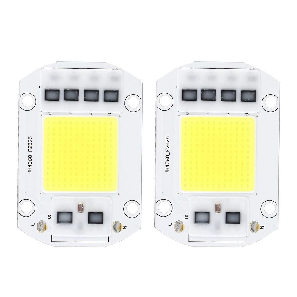2PCS COB LED Light Chip 100W High Power LED Chip Bead for Spotlight Floodlight Replacement Cold White