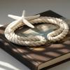 Curtain Tiebacks with Starfish Ties Thickened Cotton Shape Decorative Curtain Linen Rope Holders