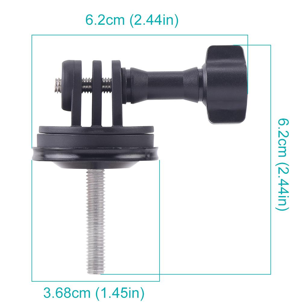 Bicycle Camera Mount Waterproof Bicycle Speedometer Mount Multifunctional Cycling Headlight Bracket for Outdoor Sports