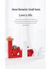 Handmade LOVE Shaped Resin Flower Vase: Festive Wedding Decoration