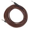 Guitar Cable, Flexible Coaxial Instrument Cord with Noise Reduction for Bass Amplifier Keyboard Music Studio (10m / 32.8ft)