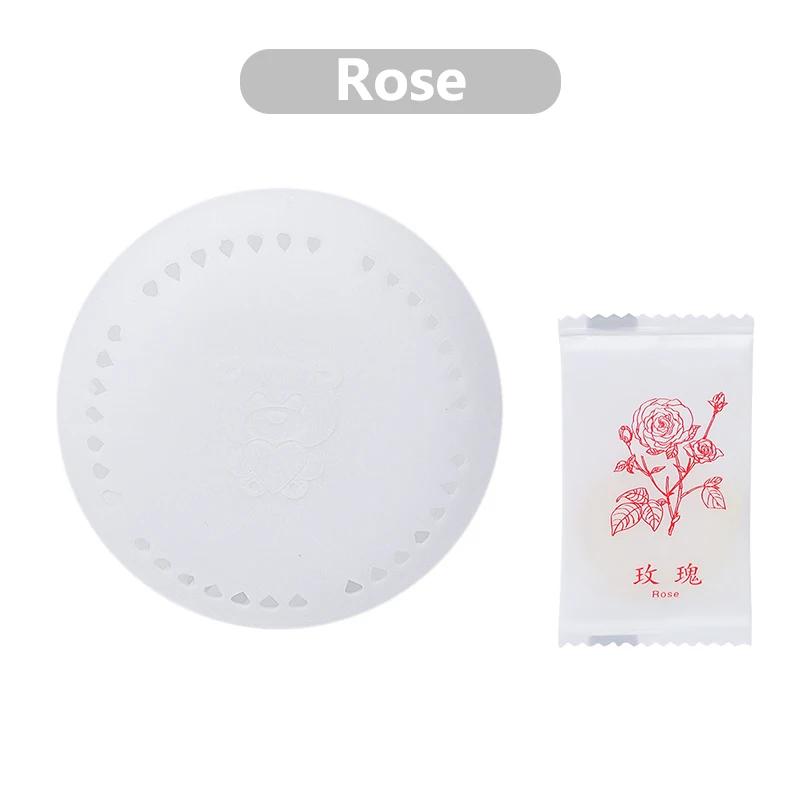 Round Solid Air Freshener Toilet Aromatherapy Fragrance Lasting Wardrobe Car Home Solid Fresher Deodorization Bathroom Supplies