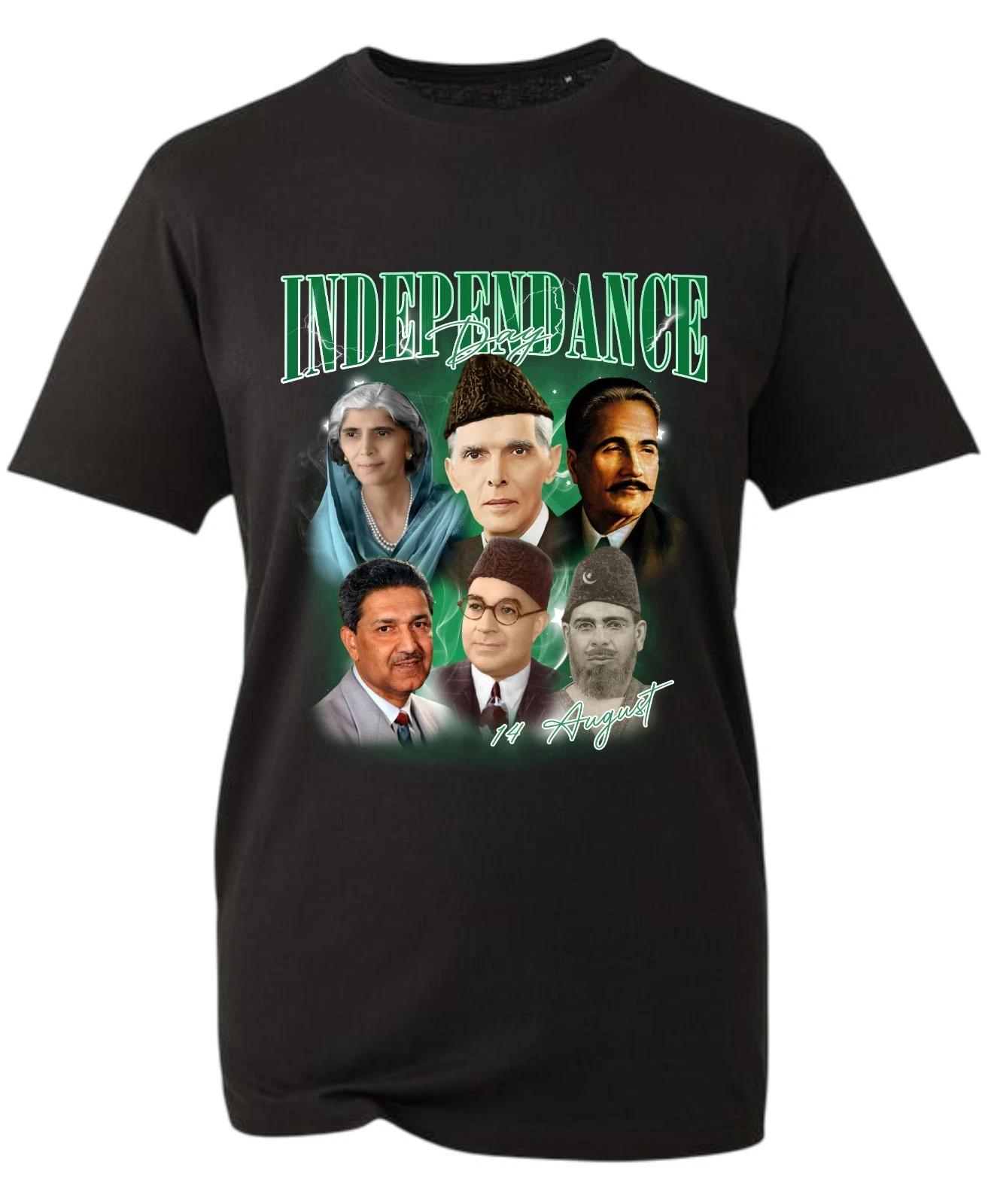 Founders of Pakistan Tshirt, Independence Day Tshirt,14 August Quaid e Azam Tee S