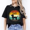 Poodle T-Shirt Gift Retro Poodle Dog Owner Unisex Tee Black Navy Dark Heather