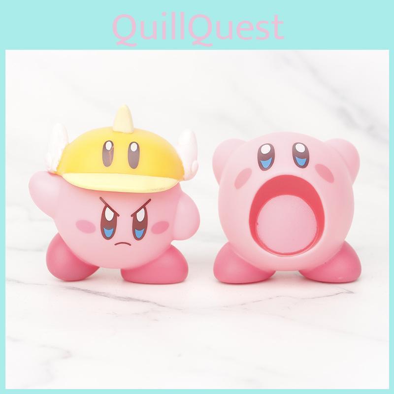 Entzückende Pvc Kirby Figur Star Kirby Wolkenkuchen Auto Display Blind Box Sammlerstück