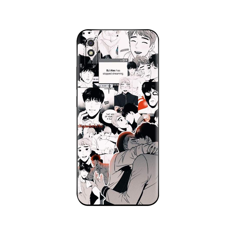 Black Tpu Case For Xiaomi Redmi 7A 8 8A 9 9A 9C Case Redmi Note 8T 8 Pro T Note 9 9S 9Pro Case Fashion Yaoi BJ Manga Alex Luxury