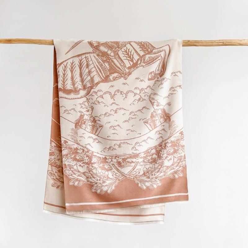 

Autumn and winter fashion warm tassel new fashion imitation cashmere long towel travel outside with women s cape to keep out the cold and wind 180x65cm хаки