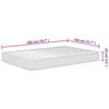 VidaXL Medium-Soft Foam Mattress 140x200 Cm 373011