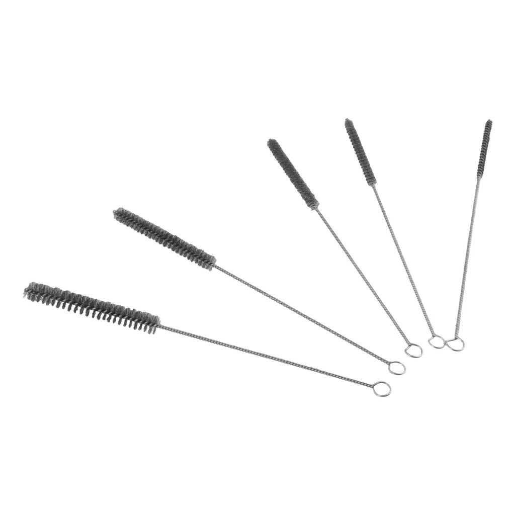 6mm 8mm Stainless Steel Cleaning Brush Die Grinder Compatible Multi-size Brushes Twisted Wire Copper Bore Brushes