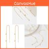 Boucles d'oreilles pendantes géométriques en cuivre plaqué or et zirconiums, accessoires de mariage et de fête pour femmes