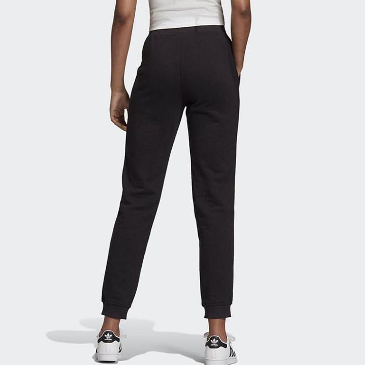 Adidas Originals Trefoil Sports Casual Long Pants Women Bottoms Black GD4296
