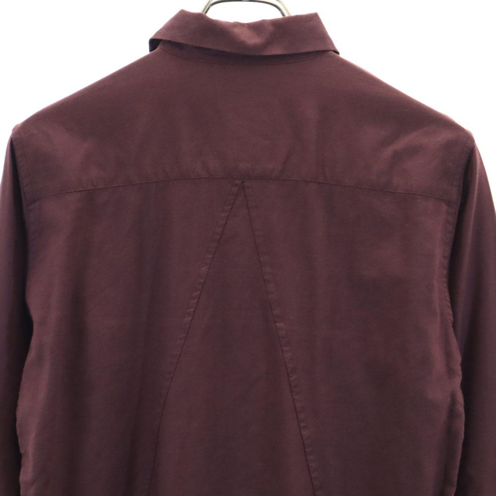 SHAREEF fabricat în Japonia Cămașă cu mânecă lungă seria 1 Bordeaux Bărbați Folosit