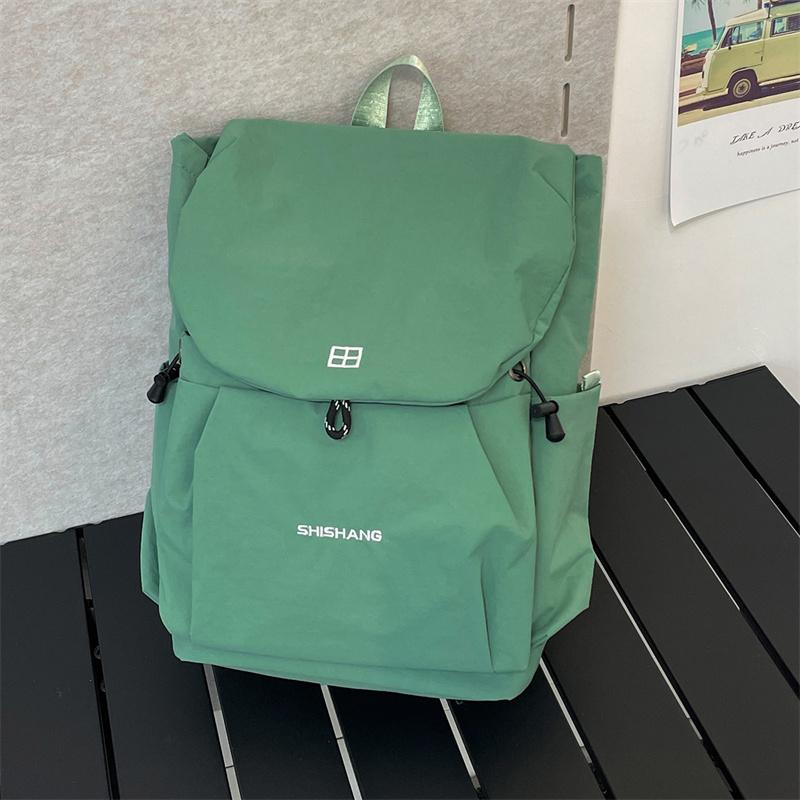 Color Block Schoolbag Women's Backpack Large Capacity Student Backpack