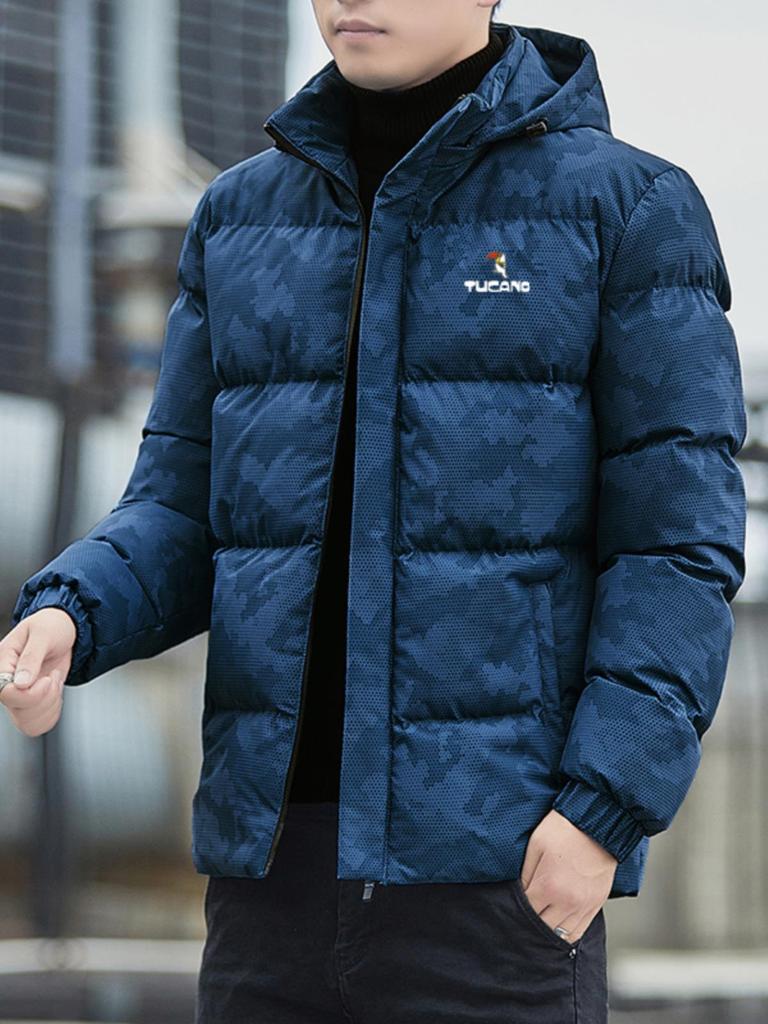 Men's 2025 Thickened Down Cotton Jacket - Autumn/Winter Trend, Warm & Cold-Proof Cotton-Padded Outerwear