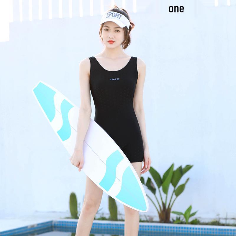 2026 Women s Professional Customizable One-Piece Boxer Swimsuit for Competition L