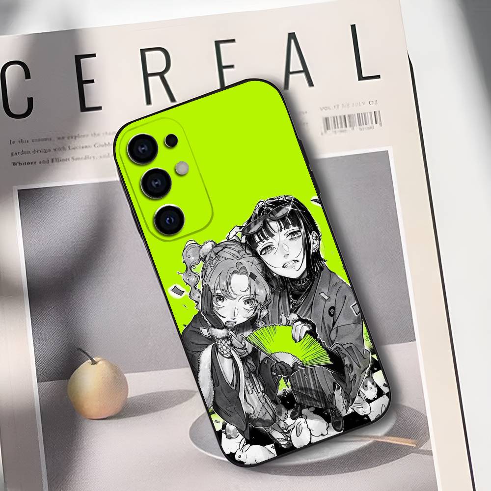 A-Aya Osawa Mitsuki Koga MitsuAya Soft Black Phone Case for Samsung S25/S24/S21/S22/S23/S30/Ultra/S20/Plus/Fe/Lite
