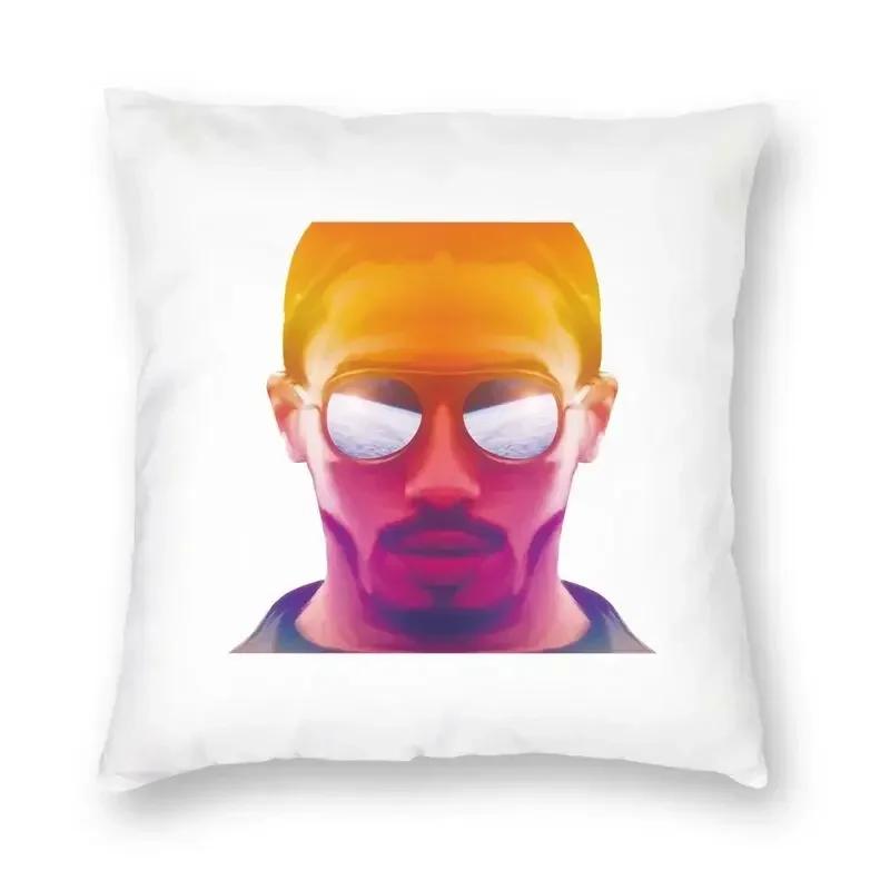 Throw Pillow Case Decoration Square French Rapper Mushic Cushion Cover  Pillowcover for Sofa Soft