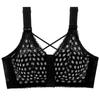 Women Front Closure Thin Cup Bra For Wedding Bride Plus Size Support Large Bust