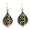 Les Trésors De Lily [J5226] - Silver 'Heaven' Yellow Topaz Earrings