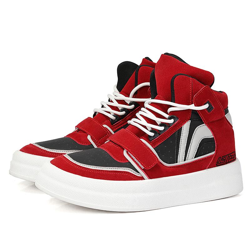 

новые высокие индивидуальные молодежные кроссовки для сноуборда мужские толстые подошвы увеличивают повседневную обувь мужские цветные модные туфли 42