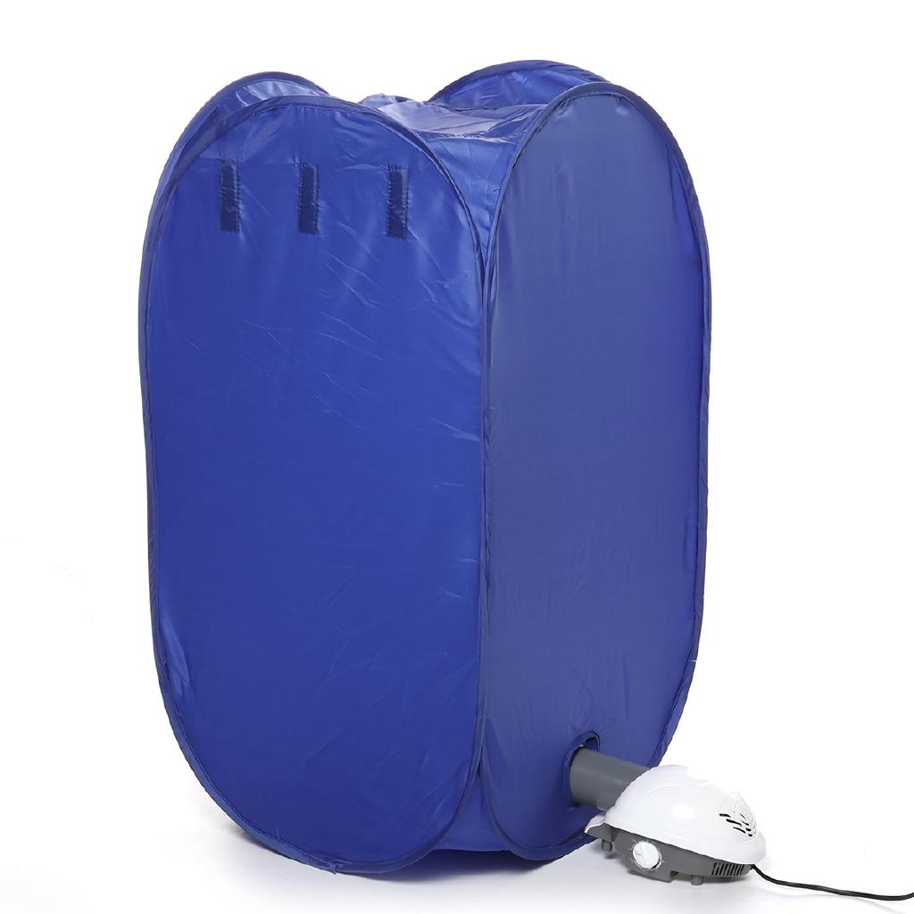 800W Mini Electric Clothes Dryer Portable Folding Travel Quick Drying Clothes Warm Air Cloth Dryer Wardrobe Storage Cabinet 110V 50Hz