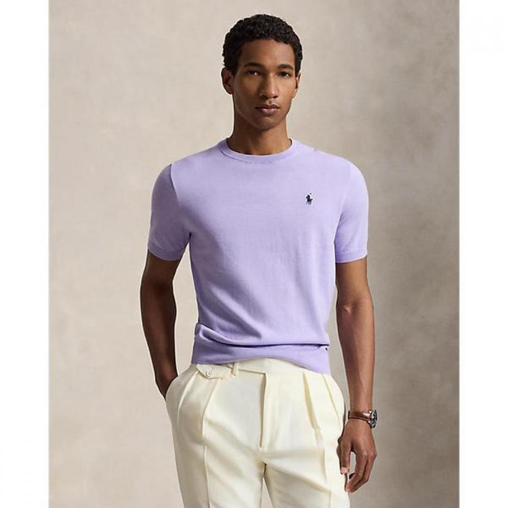 Polo Ralph Lauren Men Cotton Crewneck Short Sleeve Sweater Mnposwe1n820167500 S