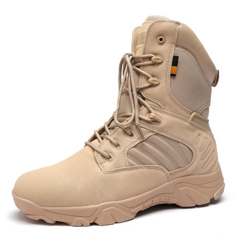 High-top Shoes Desert Boots Breathable Soft-soled Outdoor Training Boots Wear-resistant and Anti-slip Boots