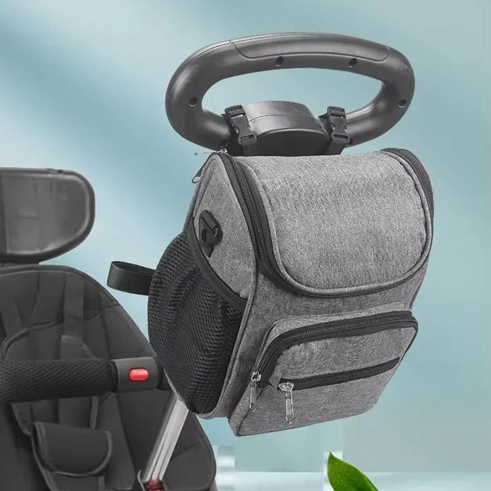 Strolling Baby Artifact Mommy Shoulder Bag Multi-Pocket Diaper Bag Organizer  Baby Car