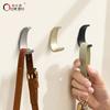 Oukali Modern Times Bathroom Zinc Alloy Wall Mount Black Silver Brushed Brass Kitchen Towel Coat Hook