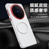 For Vivo X300 and X300 Pro Leather Case Magnetic Suction Contrast Color Keys Lens Frame Anti-Fingerprint Soft Silicone Case