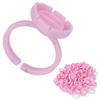 100pcs Lash Glue Holder Ring Cup Eyelash Extensions Quick Blossom Cup Lash Organizer Tool